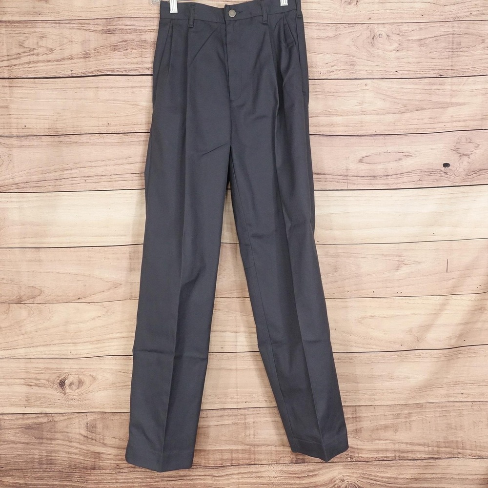 Vintage McDonald's Pants 25x30 Gray Regular Fit Uniform Workwear USA 80s